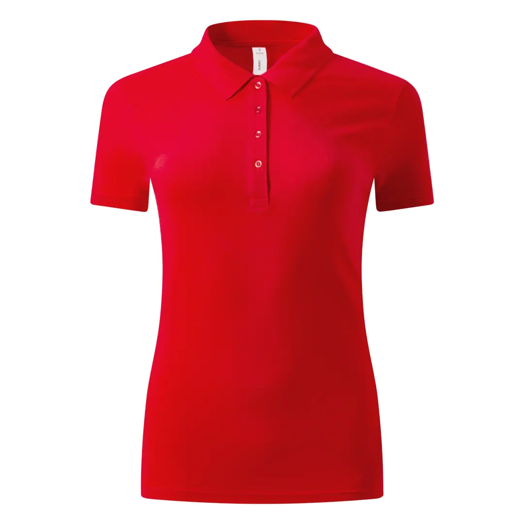 SUNNY, ženska polo majica, 180 g/m2, crvena