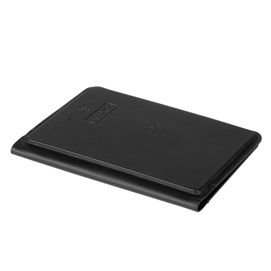 PASSPORT FINDER, find my futrola za pasoš sa funkcijom lociranja, crna