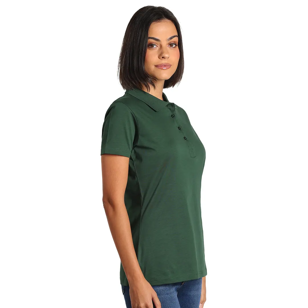 PREMIUM POLO LADY, ženska polo majica, 180 g/m2, tamno zelena