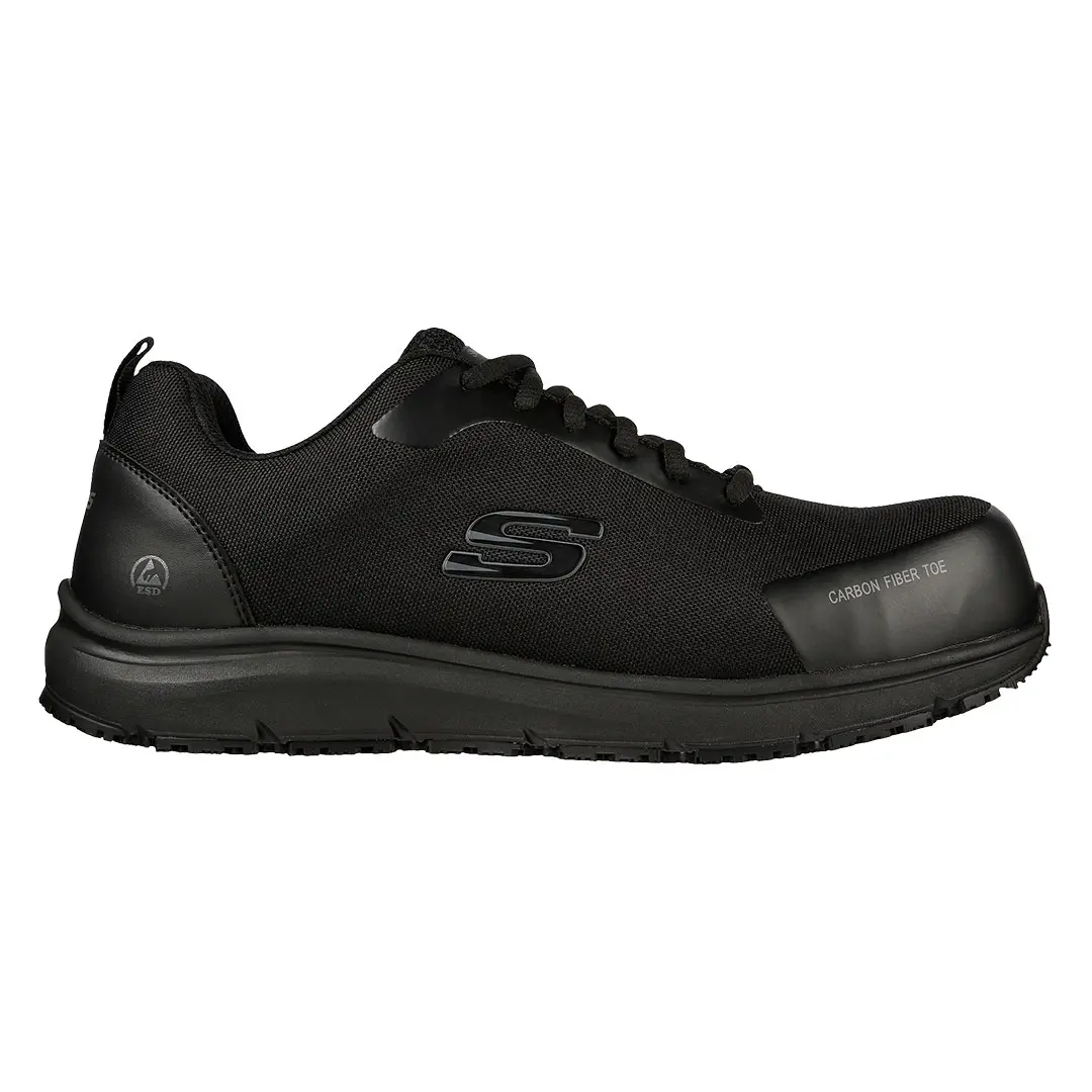 ULMUS, skechers plitke zaštitne cipele sa esd funkcijom, s3 src esd, crne