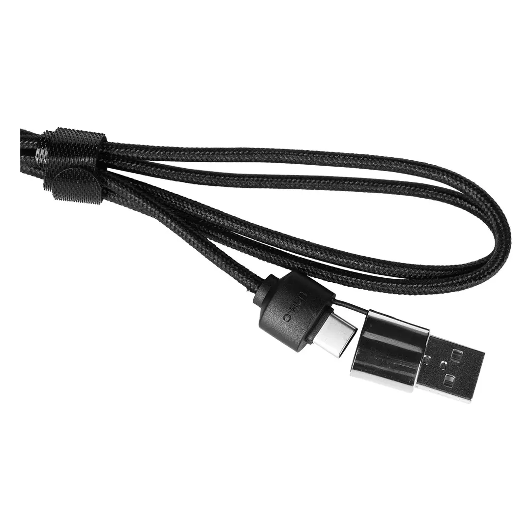 BETA 6IN1, usb type-c kabl za punjenje i prenos podataka, 6 u 1, crni