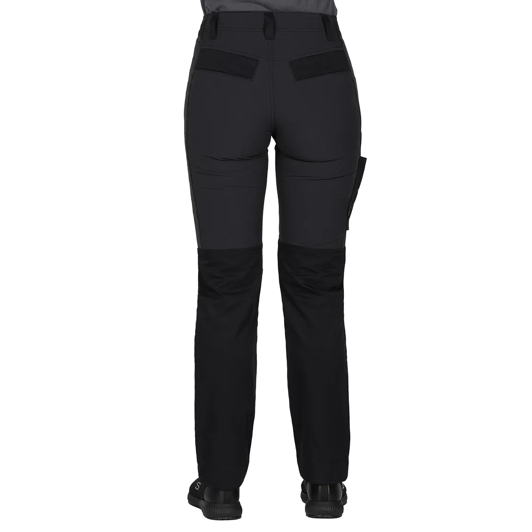 ROVER WOMEN S, ženske servisne radne pantalone sa elastinom, crni