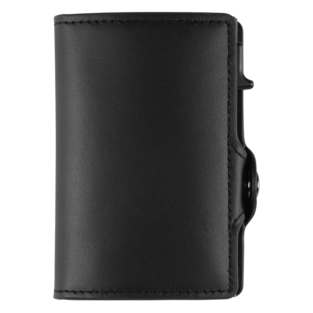 FORTIS, kožni novčanik sa rfid zaštitom, crni