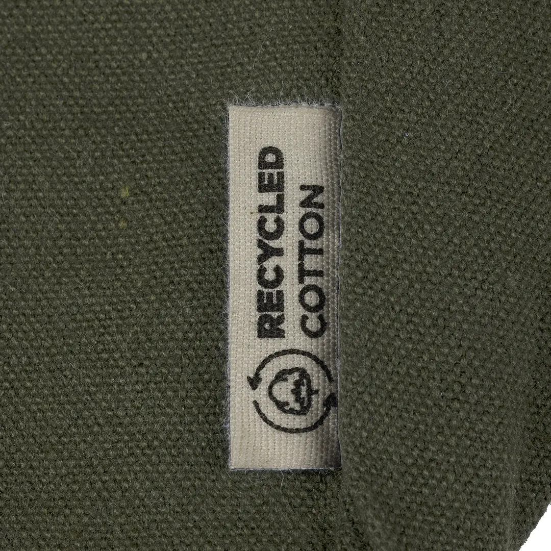 HERITAGE, ranac od recikliranog pamuka, 280 g/m2, maslinasti