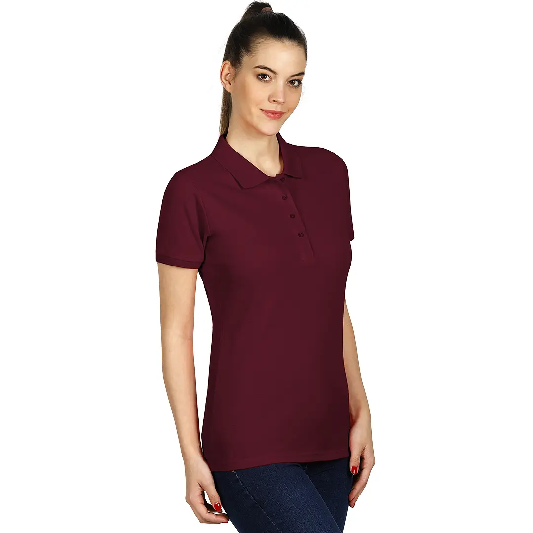 SUNNY, ženska polo majica, 180 g/m2, bordo