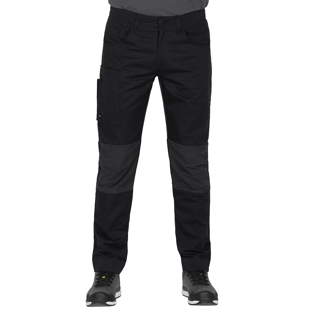ROVER, servisne radne pantalone sa elastinom, crne