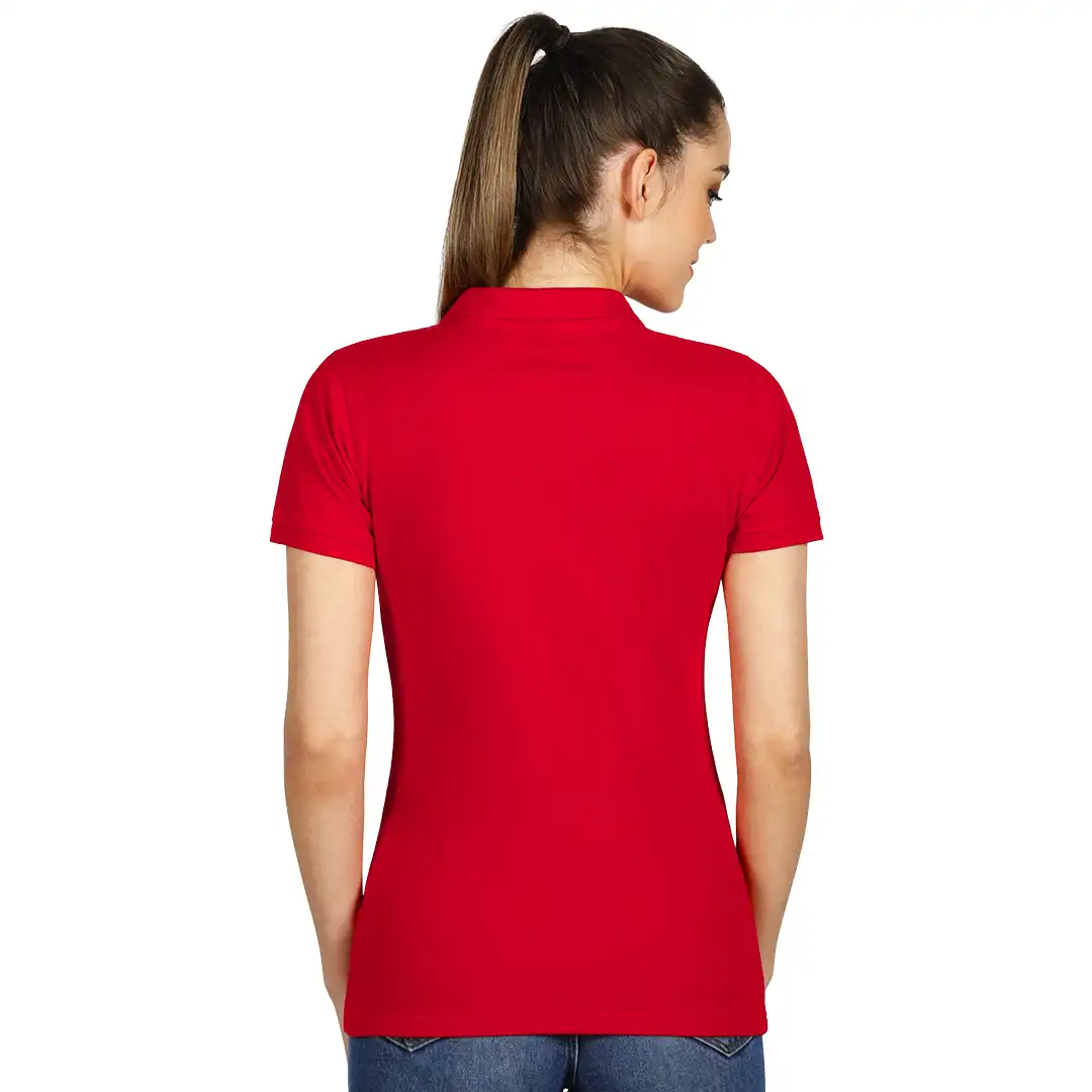 TOP GUN LADY, ženska polo majica, 210 g/m2, crvena