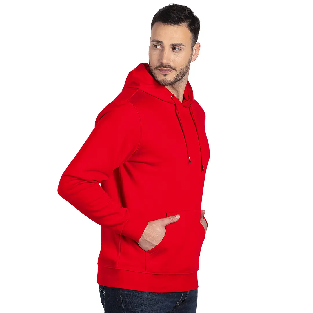 ABSOLUT HOODY, dukserica sa kapuljačom od organskog pamuka, 280 g/m2, crvena