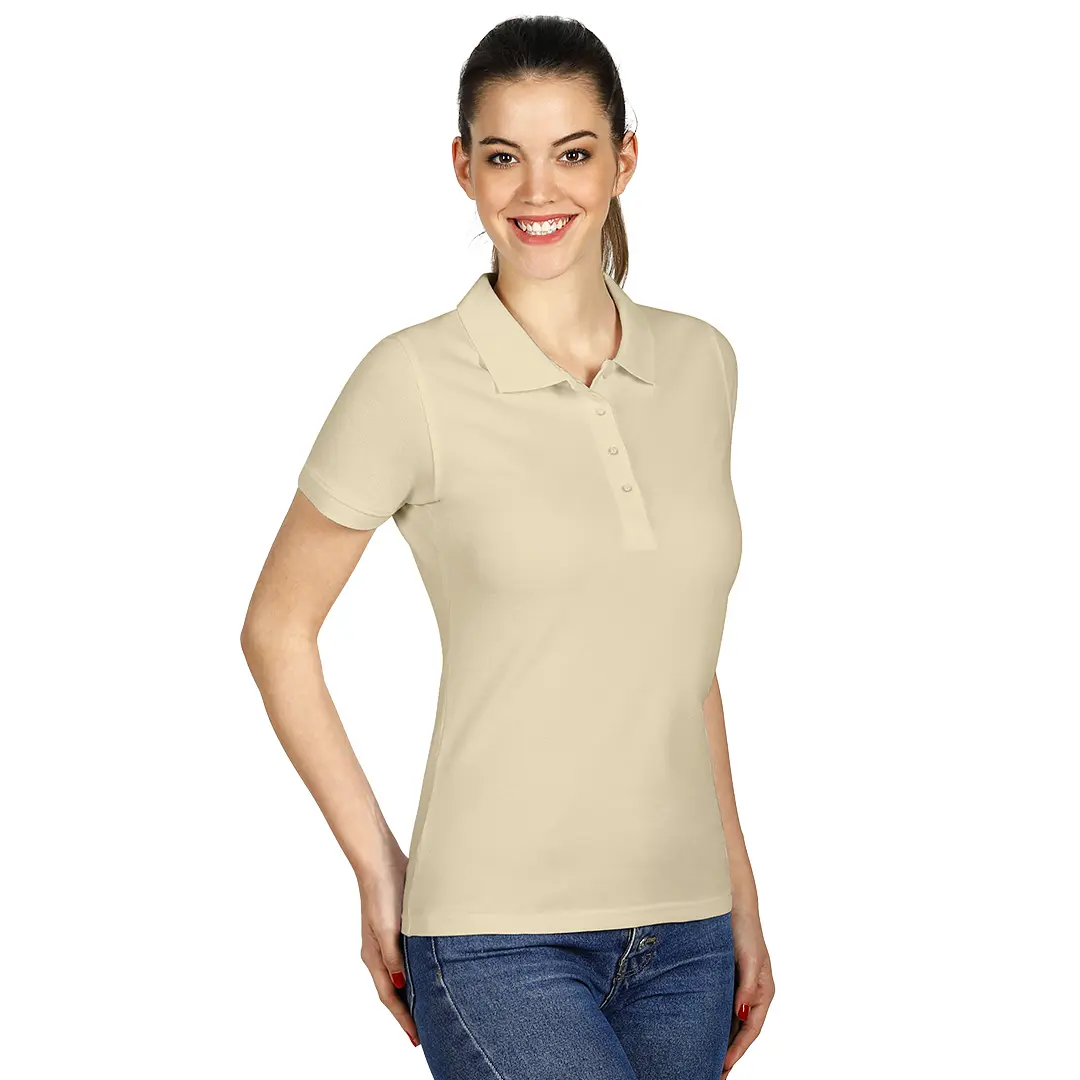 SUNNY, ženska polo majica, 180 g/m2, bež