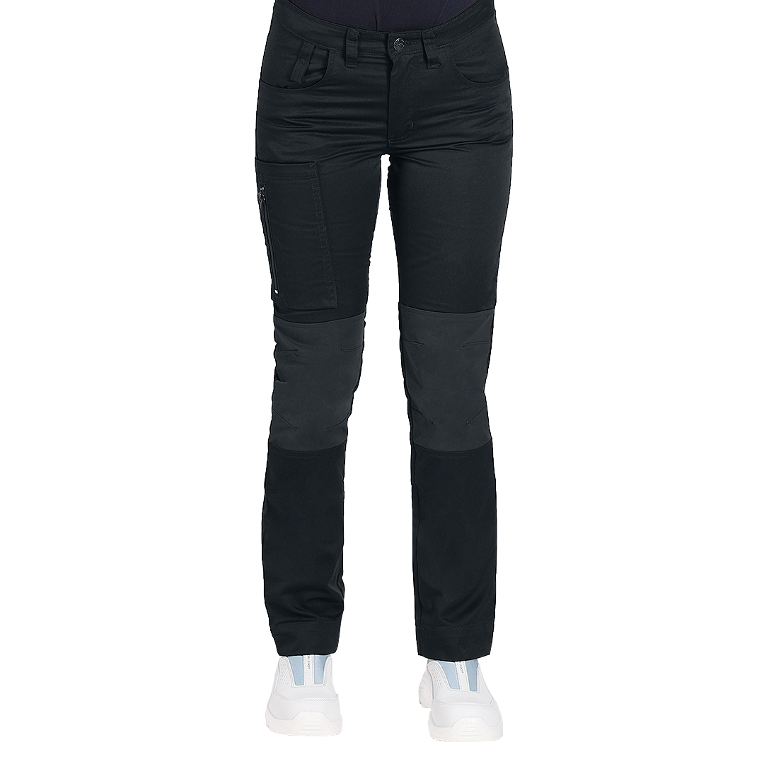 ROVER WOMEN, ženske servisne radne pantalone sa elastinom, tamno sive