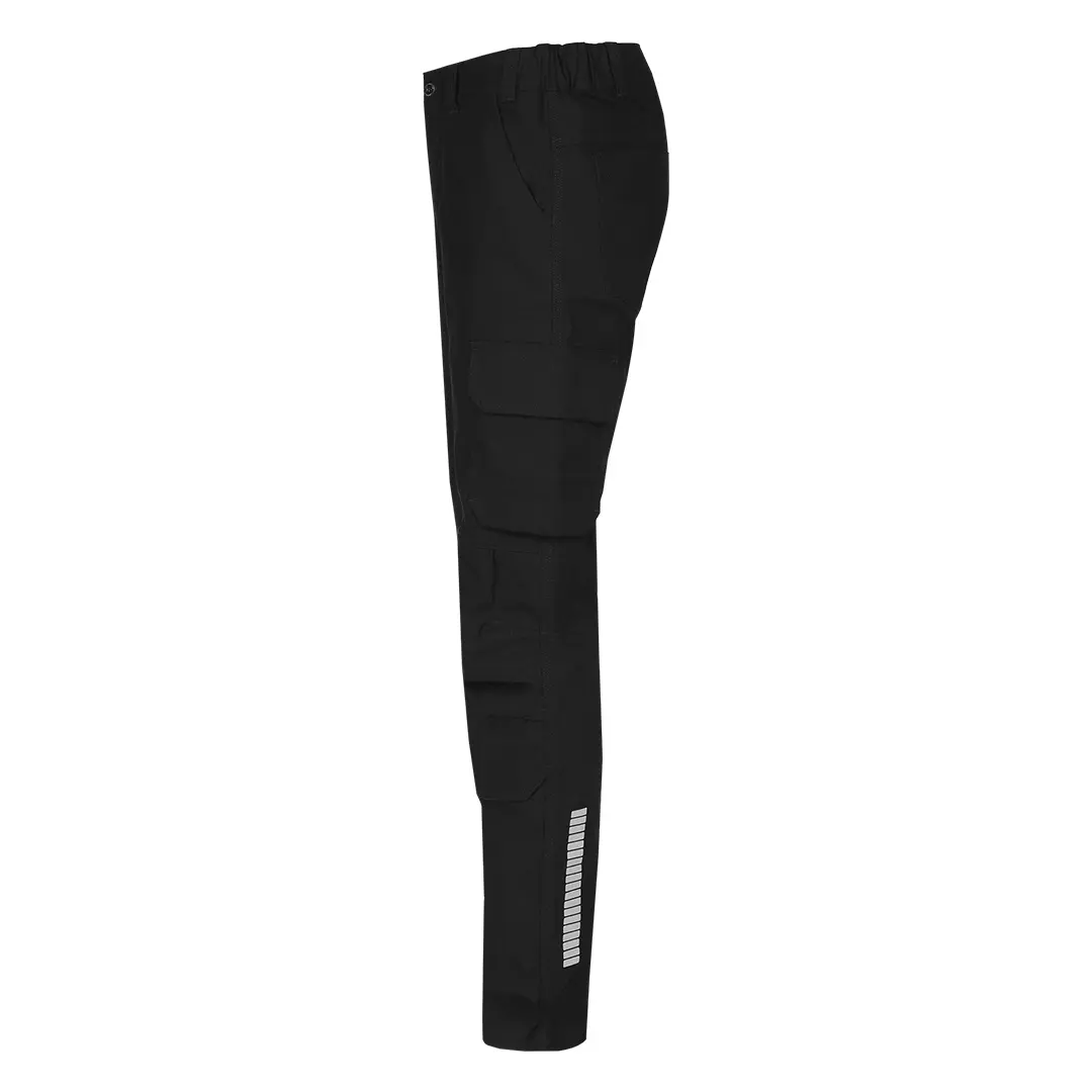 FORCE PANTS, radne pantalone sa elastinom, crne