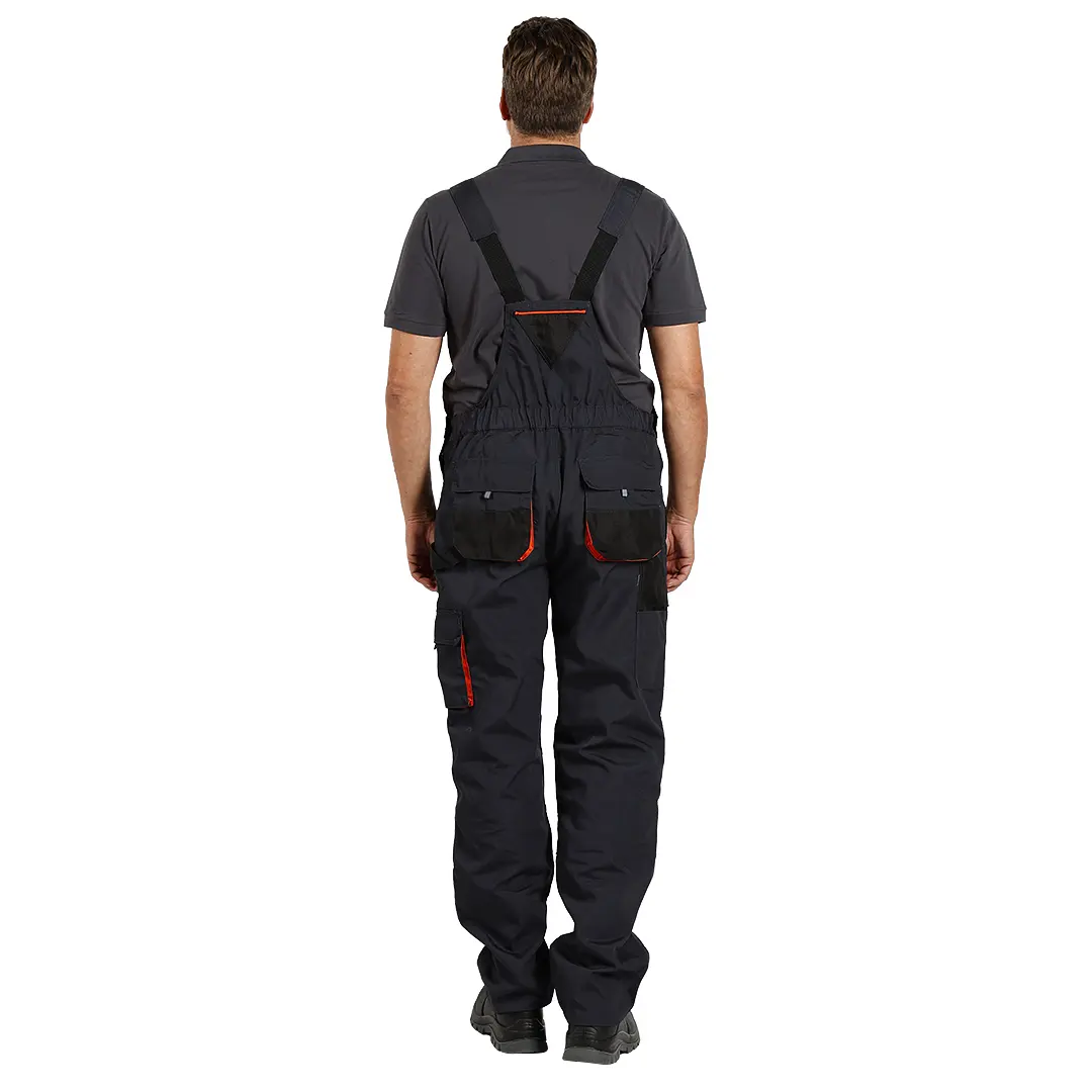 HAMMER BIB PANTS, radni polukombinezon, tamno sivi