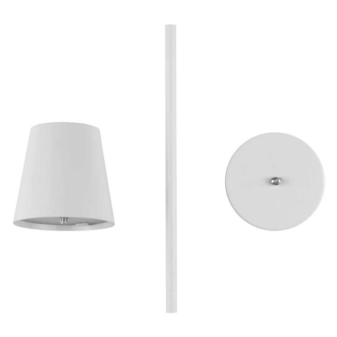 NERA, led stona lampa, bela