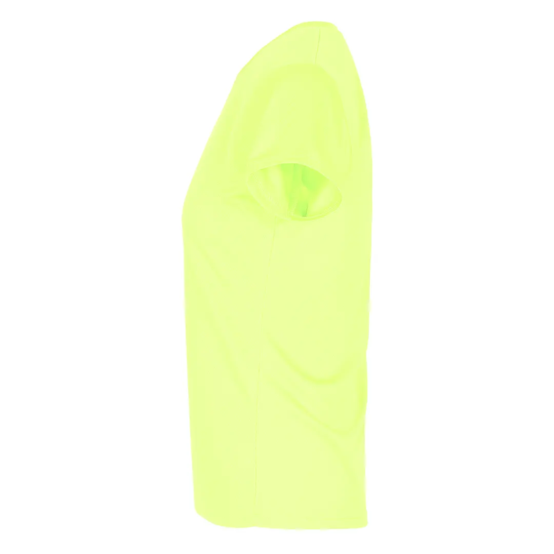 CROSSFIT LADY, ženska sportska majica kratkih rukava, 130 g/m2, neon žuta