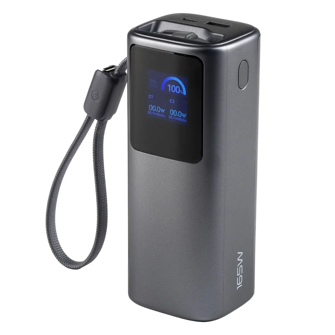 NEXUS 20PD 165W, pomoćna baterija, 20.000 mah, 165 w, tamno sivi