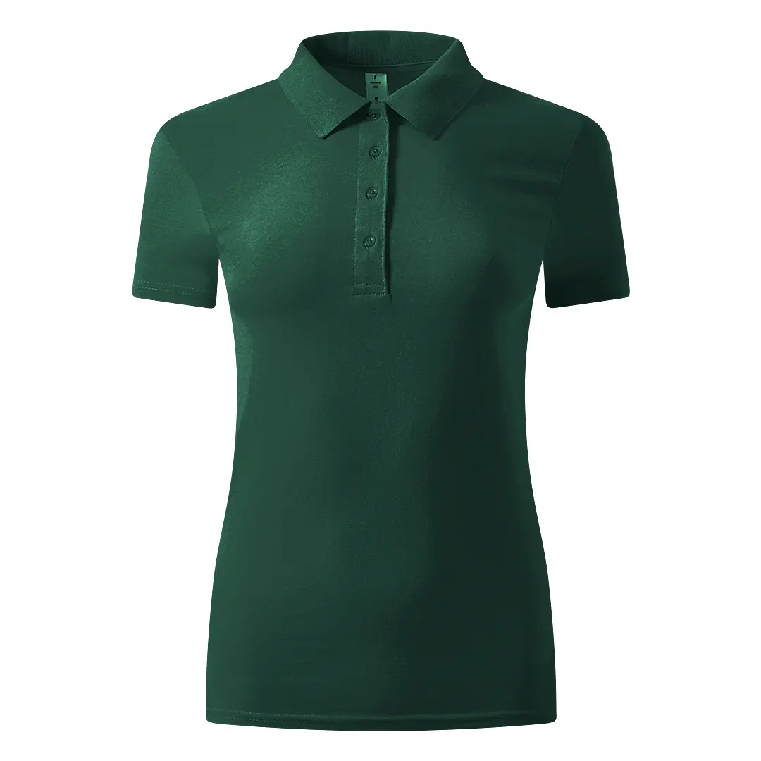 UNA, ženska polo majica, 180 g/m2, zelena