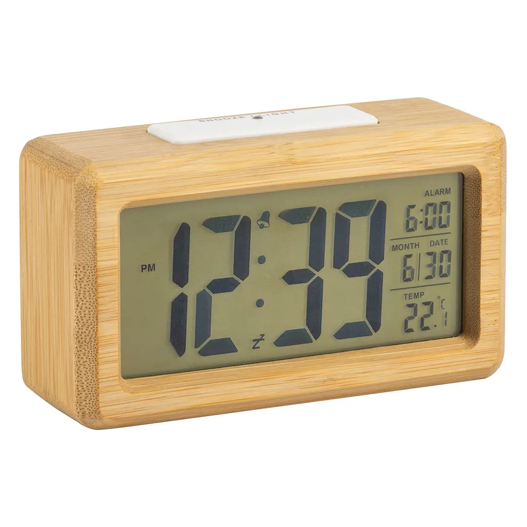 DATE, digitalni stoni lcd sat, bež