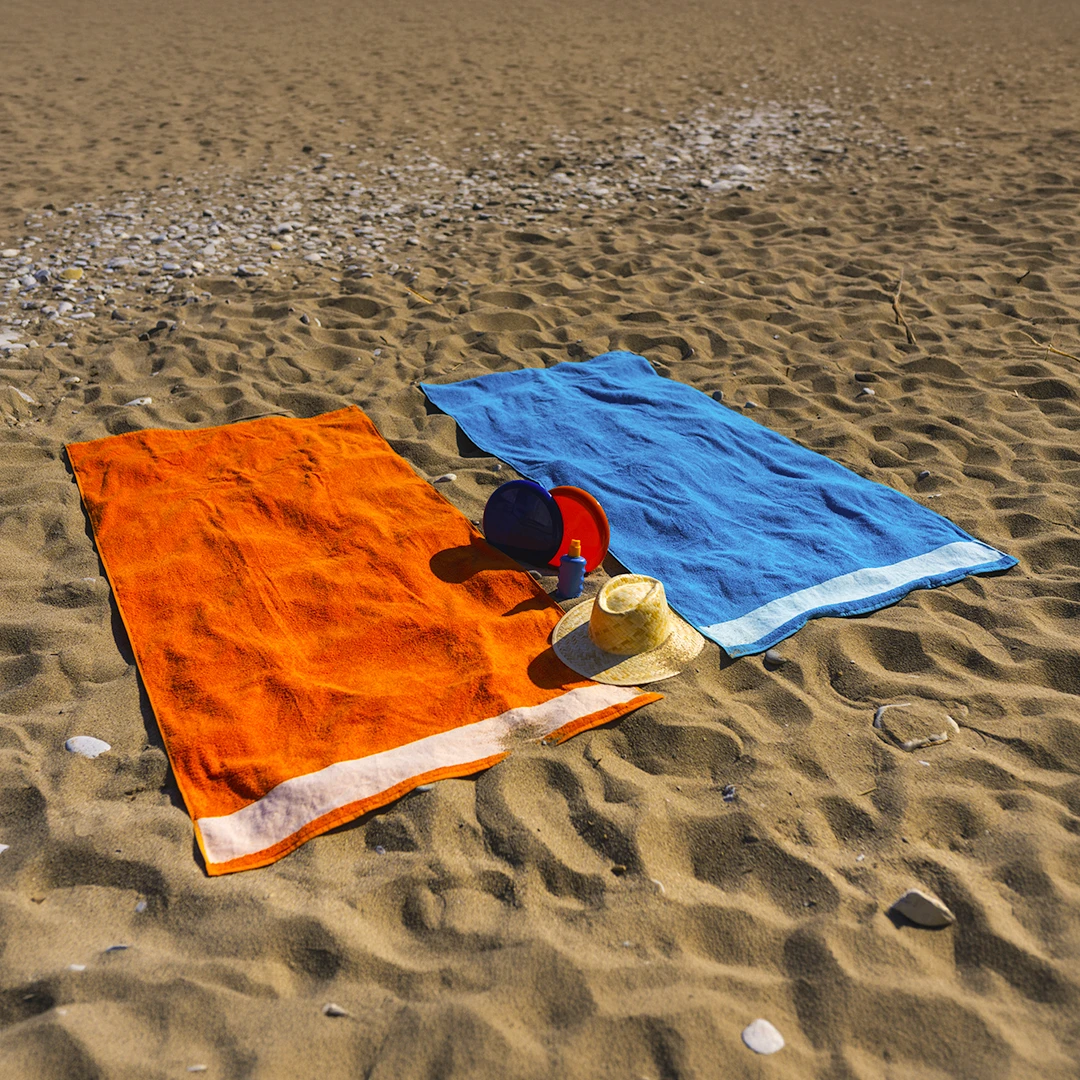 LA PLAYA, peškir za plažu za sublimaciju, 500 gr/m2, svetlo zeleni