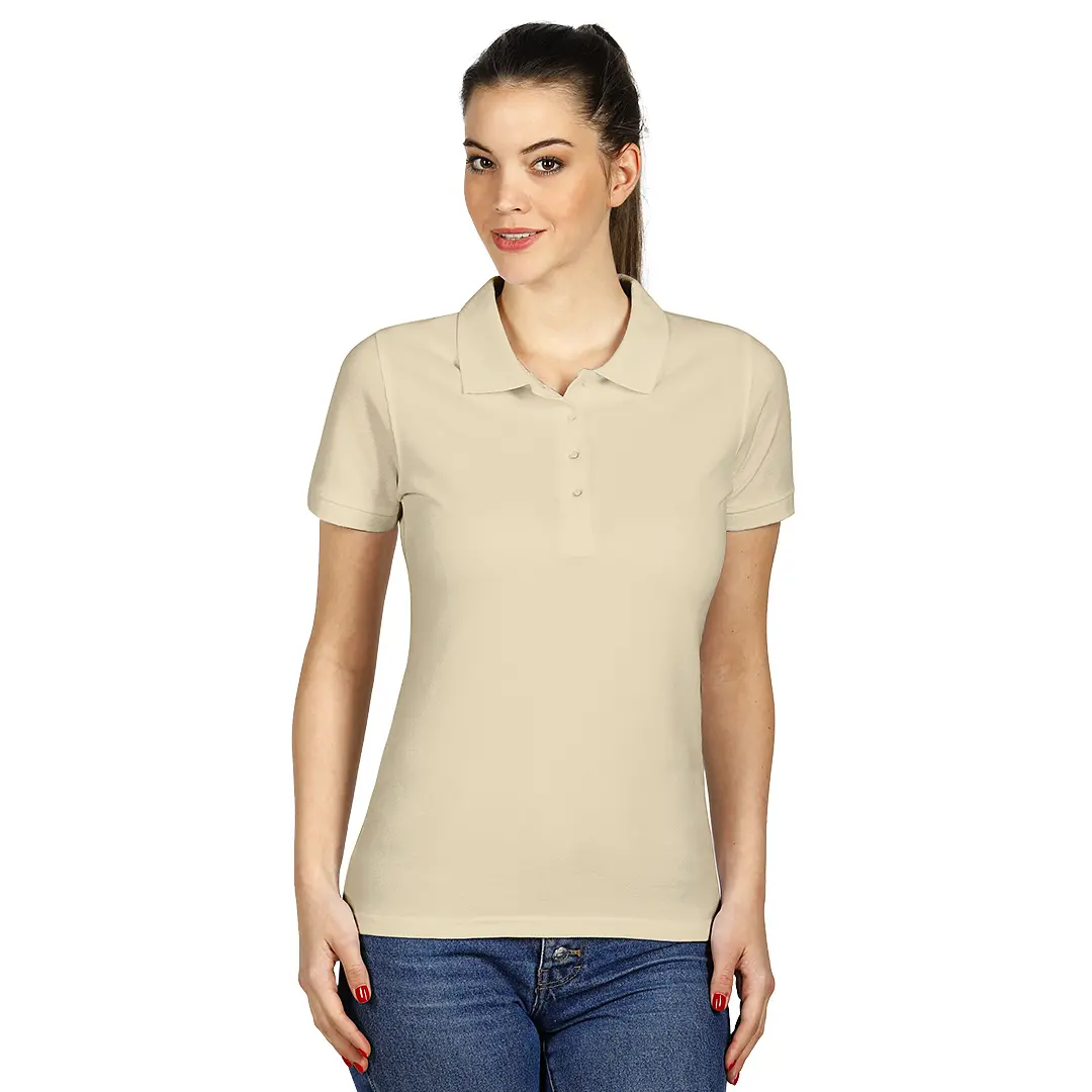 SUNNY, ženska polo majica, 180 g/m2, bež