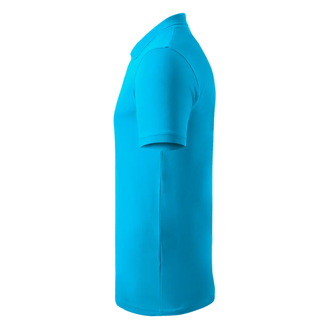 AZZURRO II, polo majica, 180 g/m2, tirkizno plava